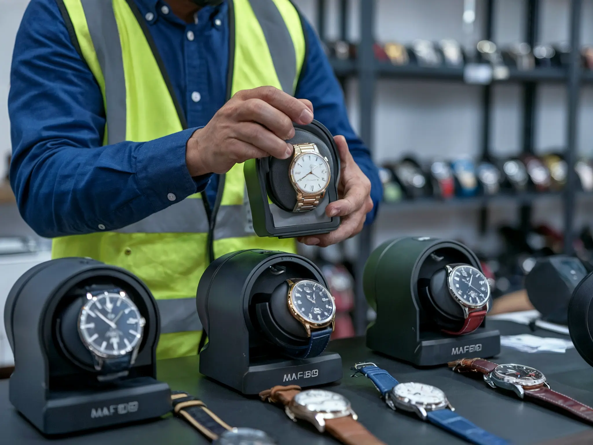 a photo of a watch winder maintenance
