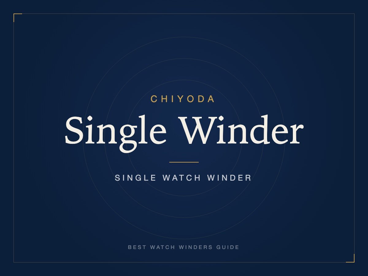 Chiyoda Single Winder, single watch winder