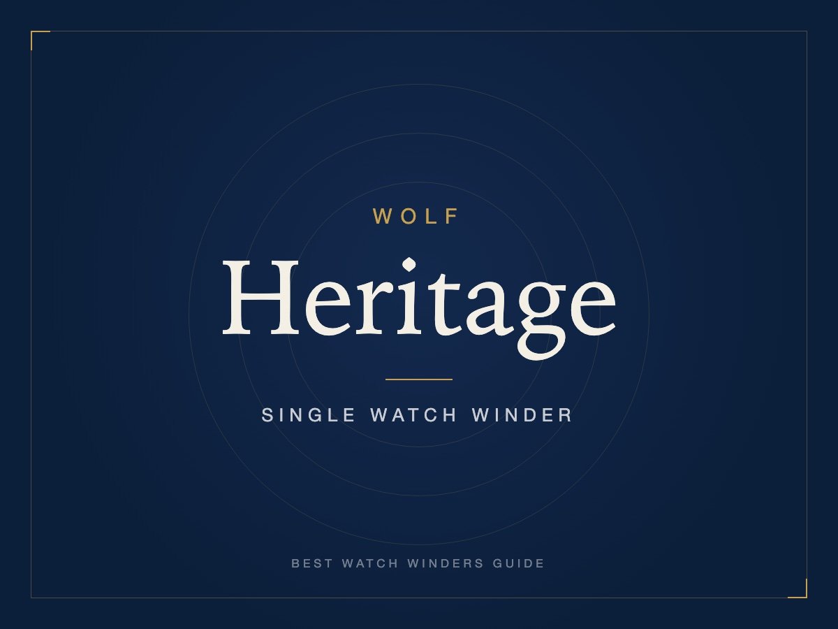 WOLF Heritage, single watch winder