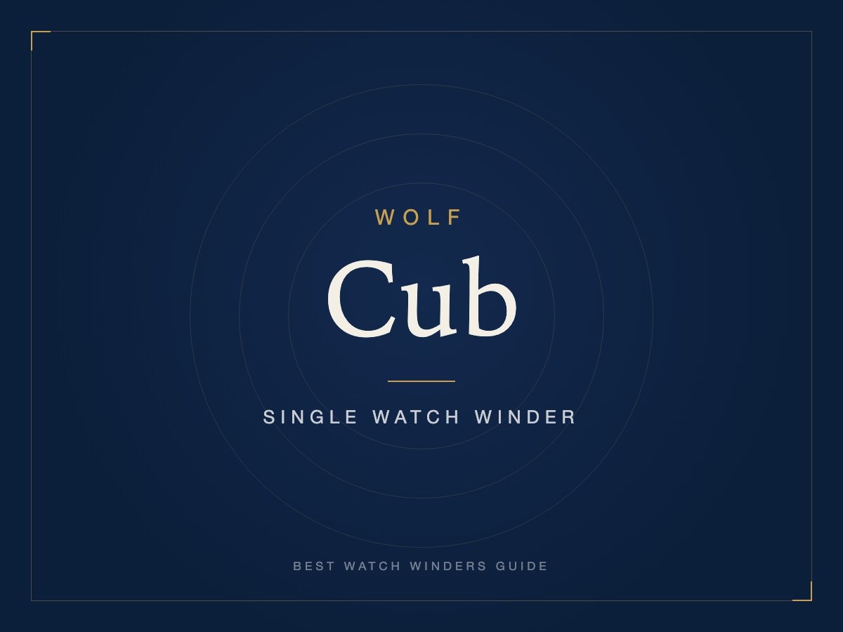 WOLF Cub, single watch winder