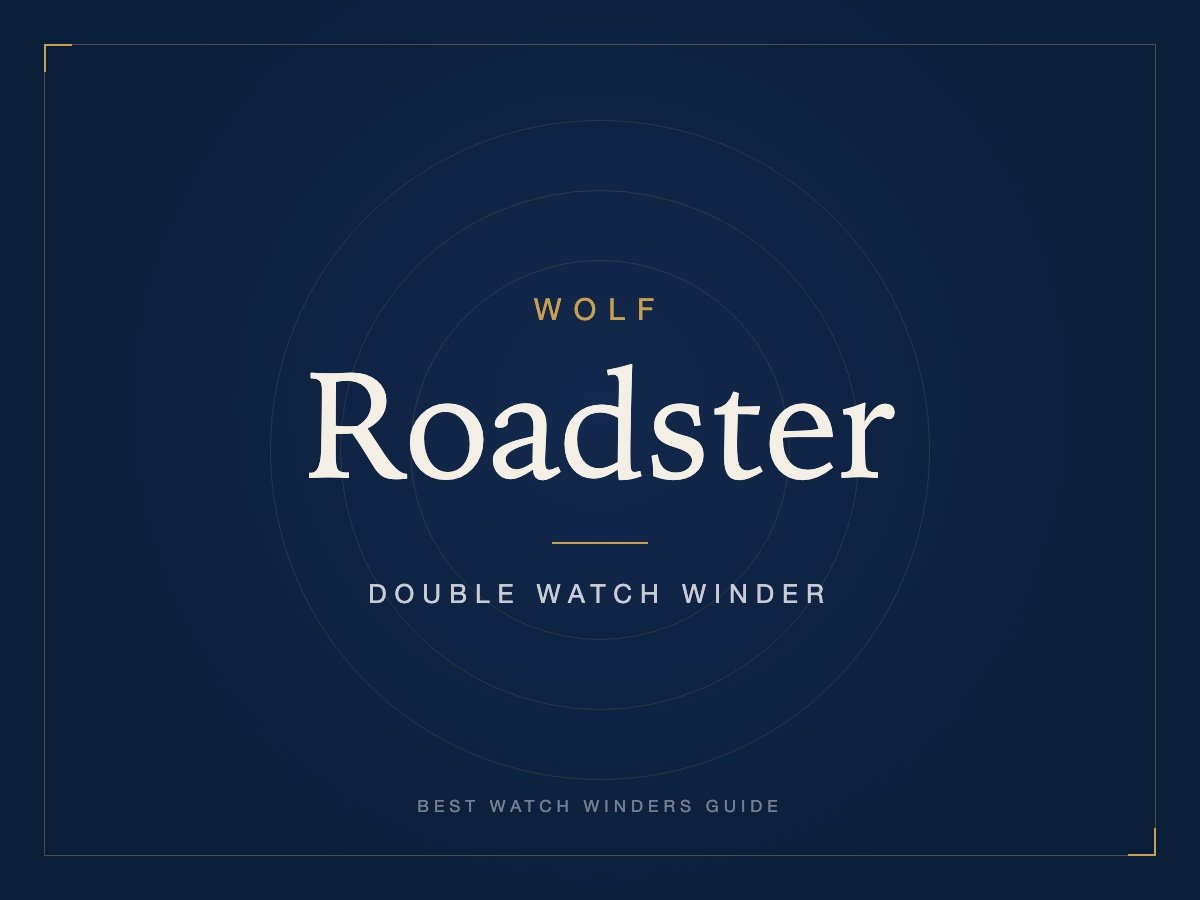 WOLF Roadster, double watch winder