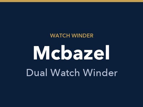 Mcbazel Dual Watch Winder